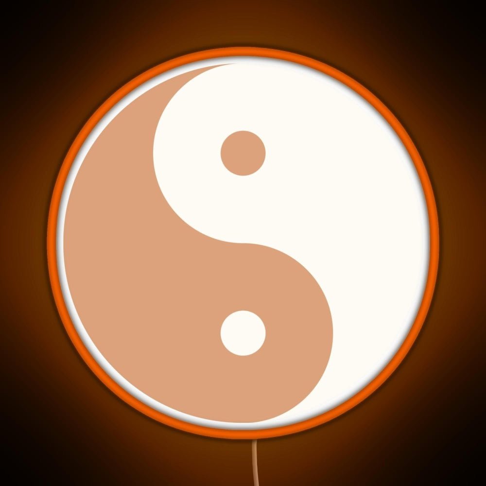 Yin Yang Minimalist Boho Design Rgb Neon Sign - Shineneon