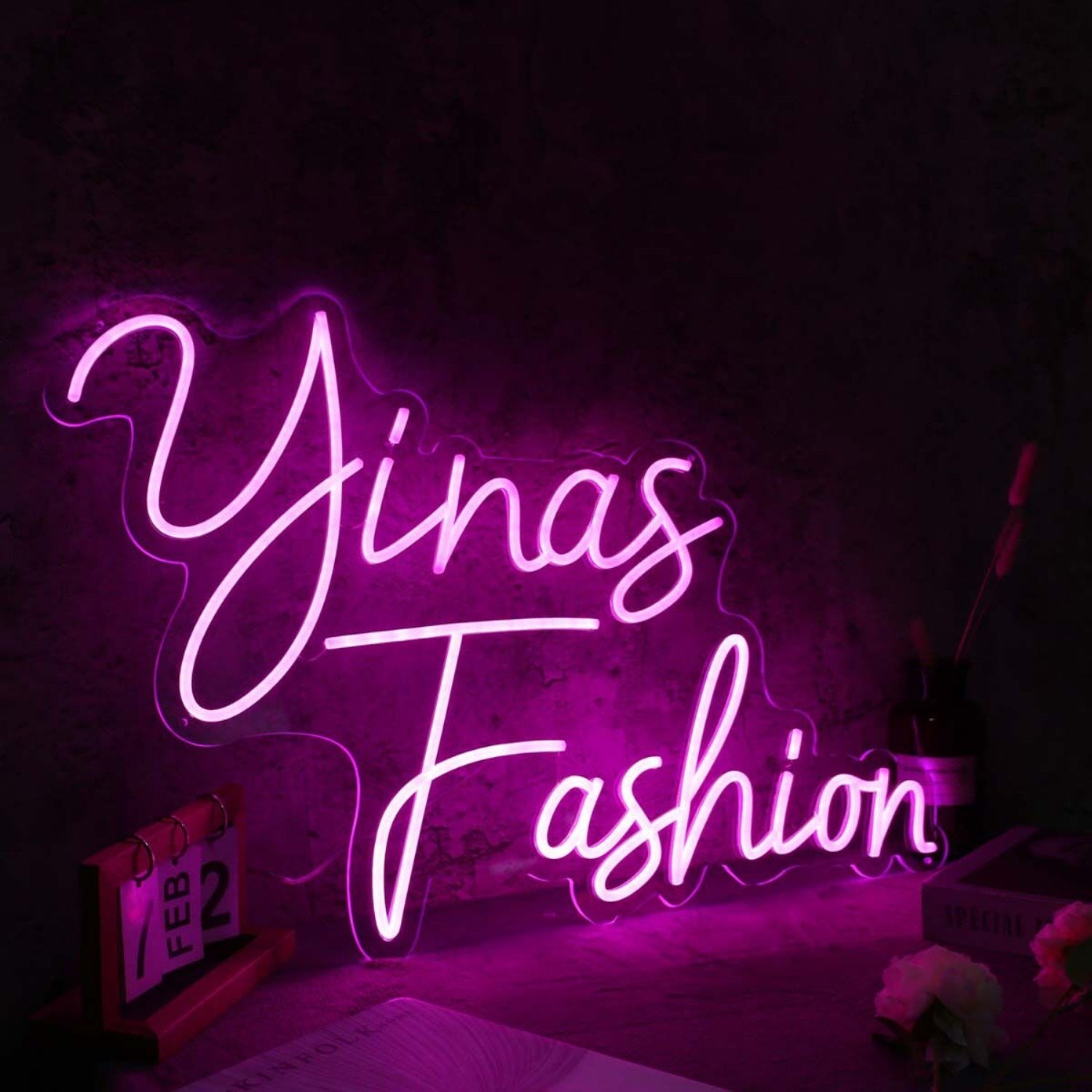 Yinas Fashion Purple Custom Led Neon Sign - Shineneon