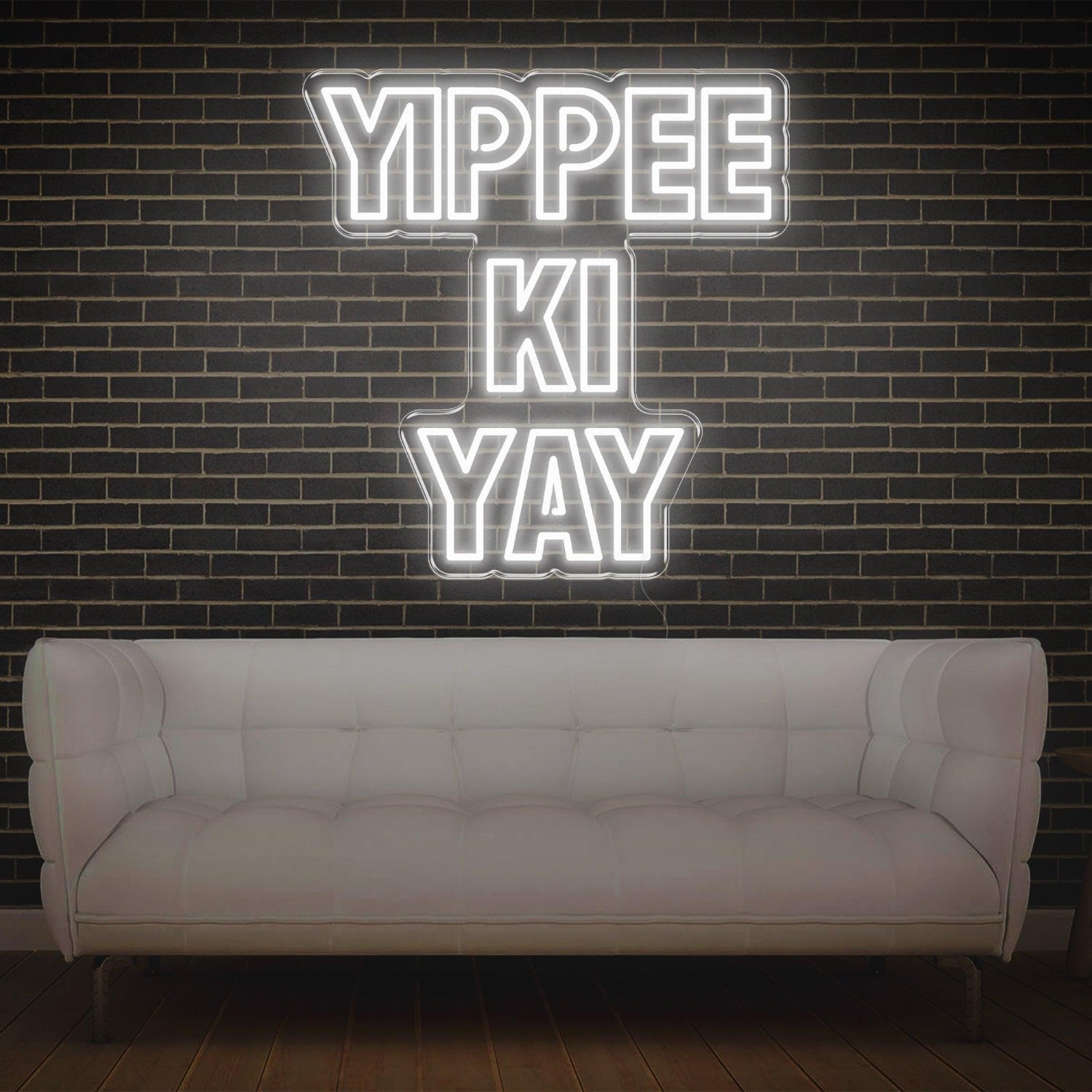 Yippee Ki Yay Bold Pink Led Neon Sign For Modern Home Commercial Decor | Shineneon