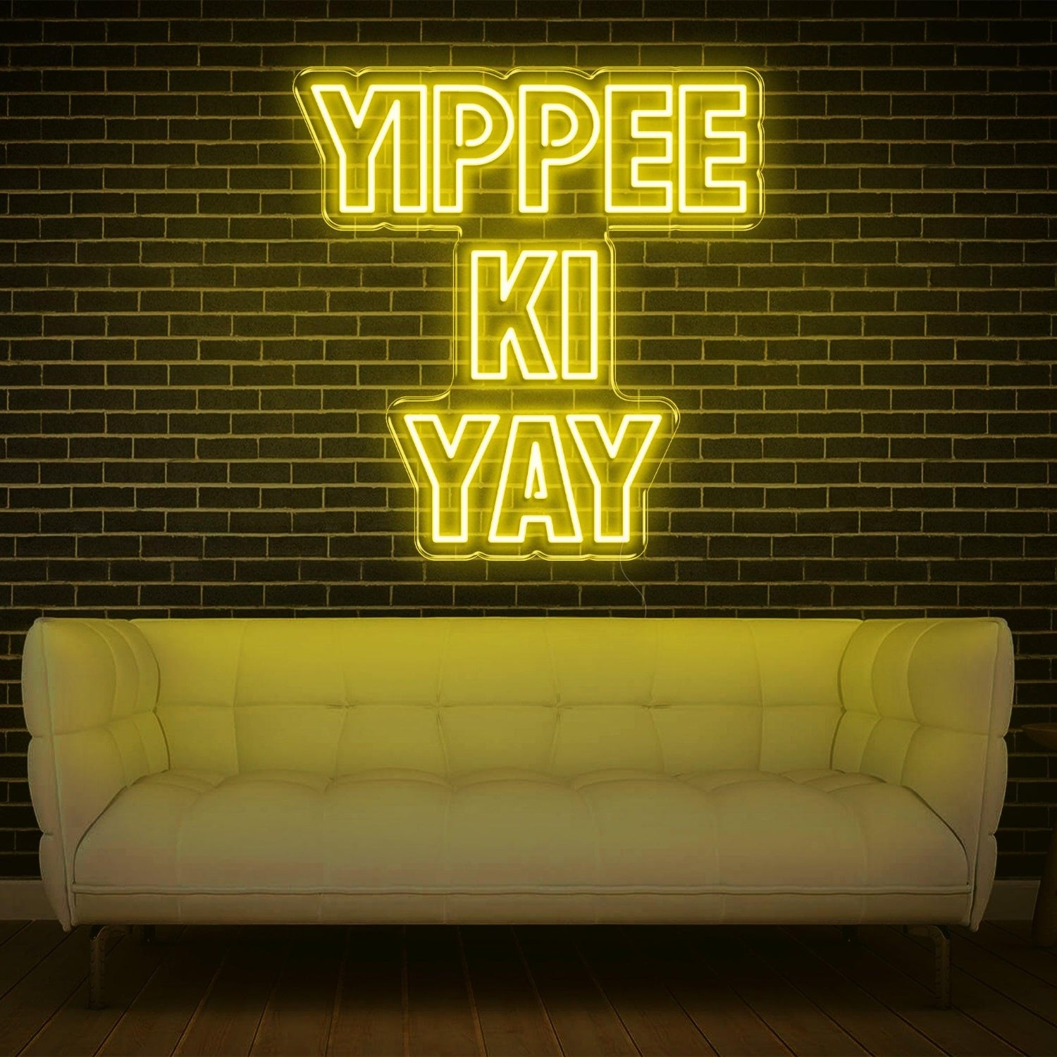 Yippee Ki Yay Bold Pink Led Neon Sign For Modern Home Commercial Decor | Shineneon