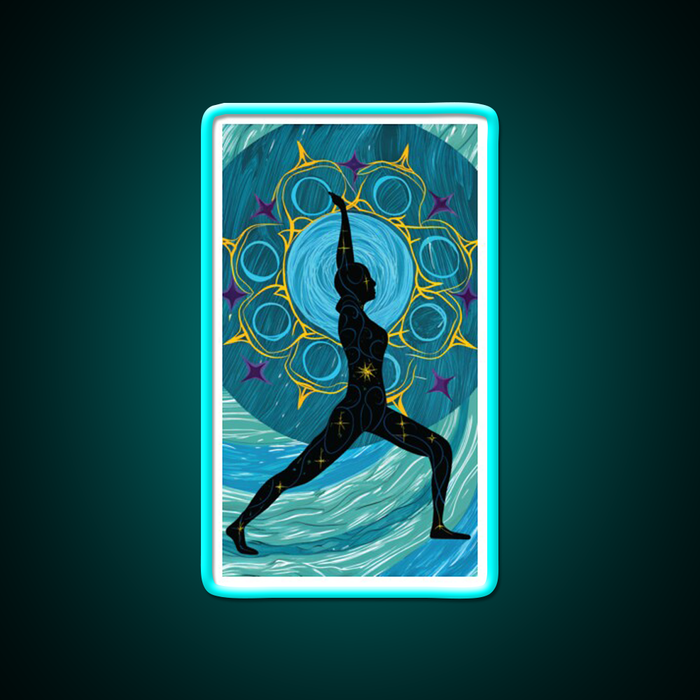 Yoga Led Neon Sign For Wellness Space For Yoga Lover Rgb Color