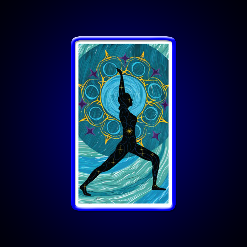 Yoga Led Neon Sign For Wellness Space For Yoga Lover Rgb Color