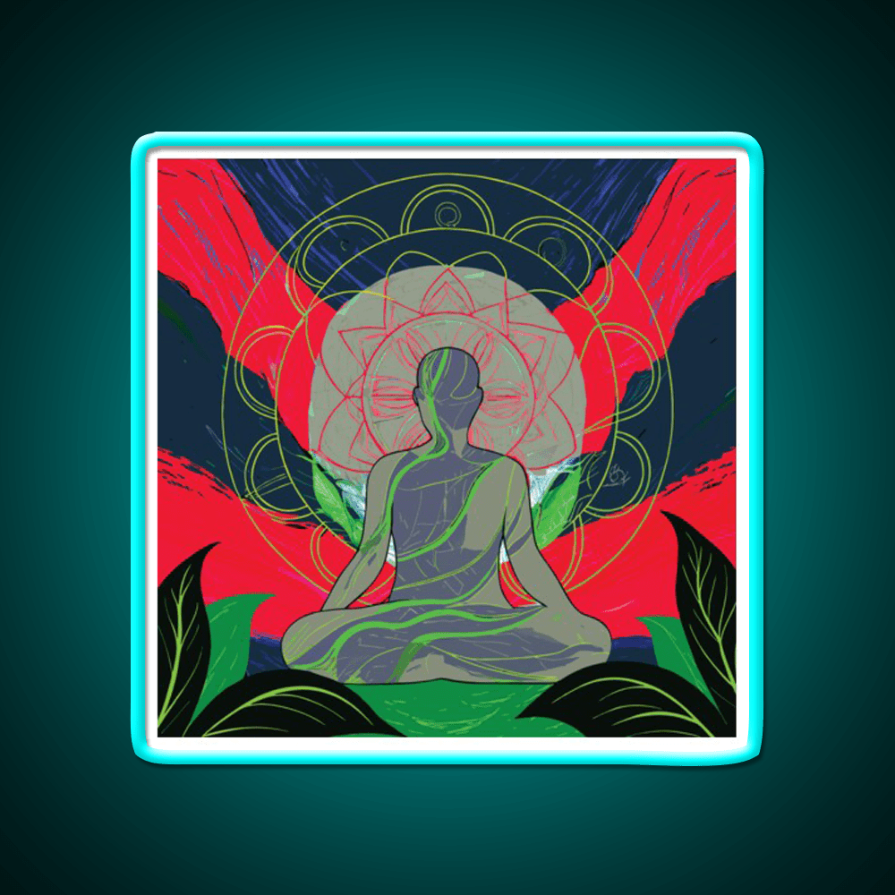 Yoga Led Neon Sign For Wellness Space For Yogis Rgb Color - Shineneon