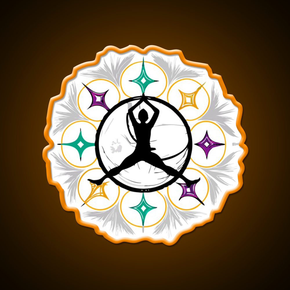 Yoga Led Neon Sign For Wellness Space Led Signage Rgb Color