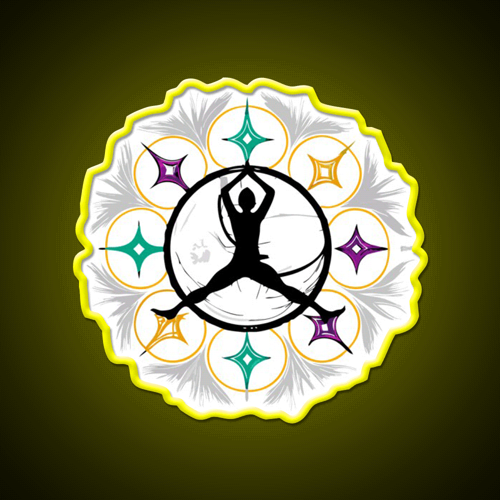 Yoga Led Neon Sign For Wellness Space Led Signage Rgb Color