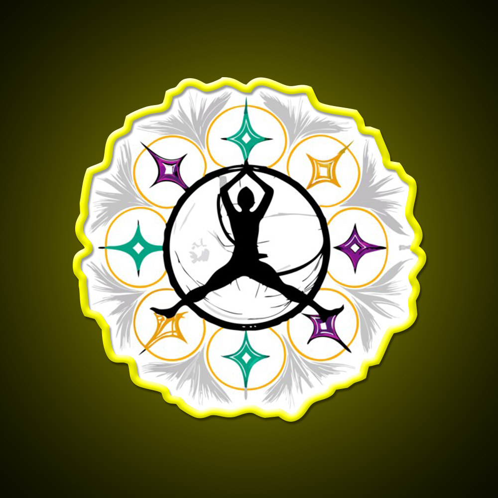 Yoga Led Neon Sign For Wellness Space Led Signage Rgb Color