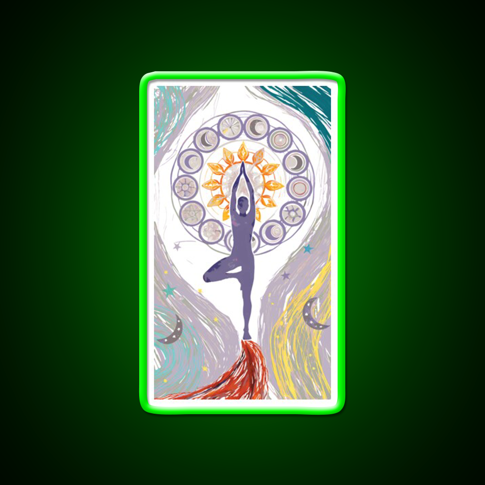 Yoga Led Neon Sign For Wellness Space Neon Decor Rgb Color