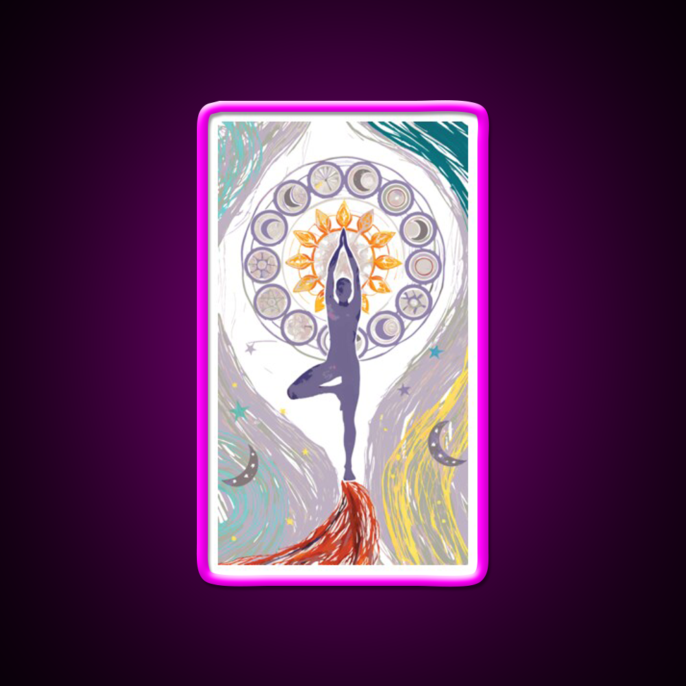 Yoga Led Neon Sign For Wellness Space Neon Decor Rgb Color