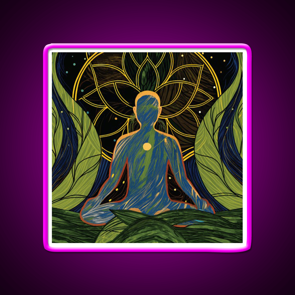 Yoga Led Neon Sign For Wellness Space Neon Light Rgb Color - Shineneon