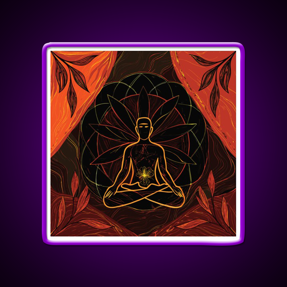 Yoga Led Neon Sign For Wellness Space Rgb Color