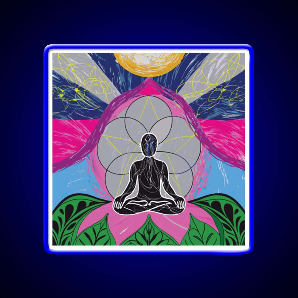 Yoga Led Neon Sign For Wellness Space Wall Sign Rgb Color