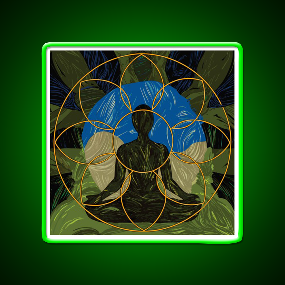 Yoga Led Neon Sign For Wellness Space Yoga Studio Light Sign Rgb Color