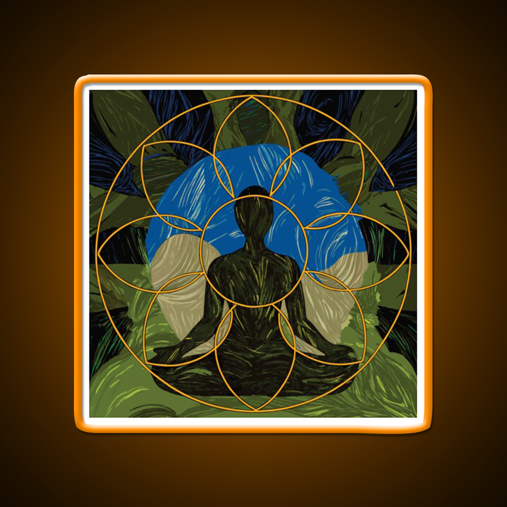 Yoga Led Neon Sign For Wellness Space Yoga Studio Light Sign Rgb Color