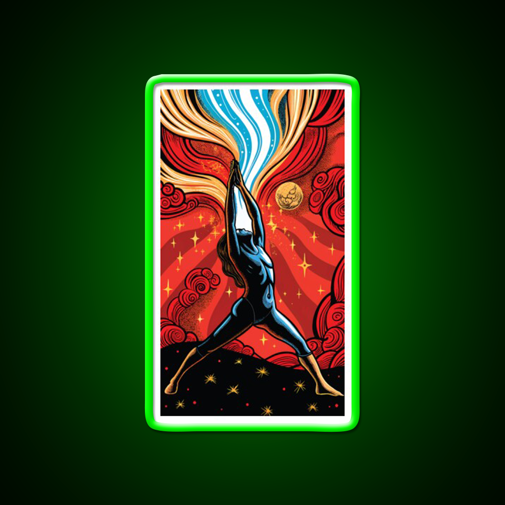 Yoga Led Neon Sign For Wellness Space Yoga Studio Neon Light Rgb Color