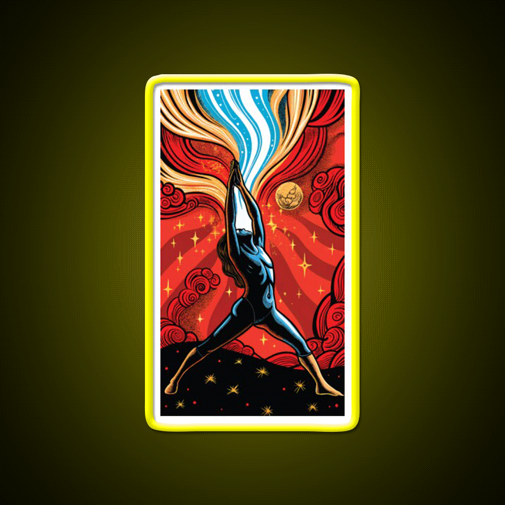 Yoga Led Neon Sign For Wellness Space Yoga Studio Neon Light Rgb Color