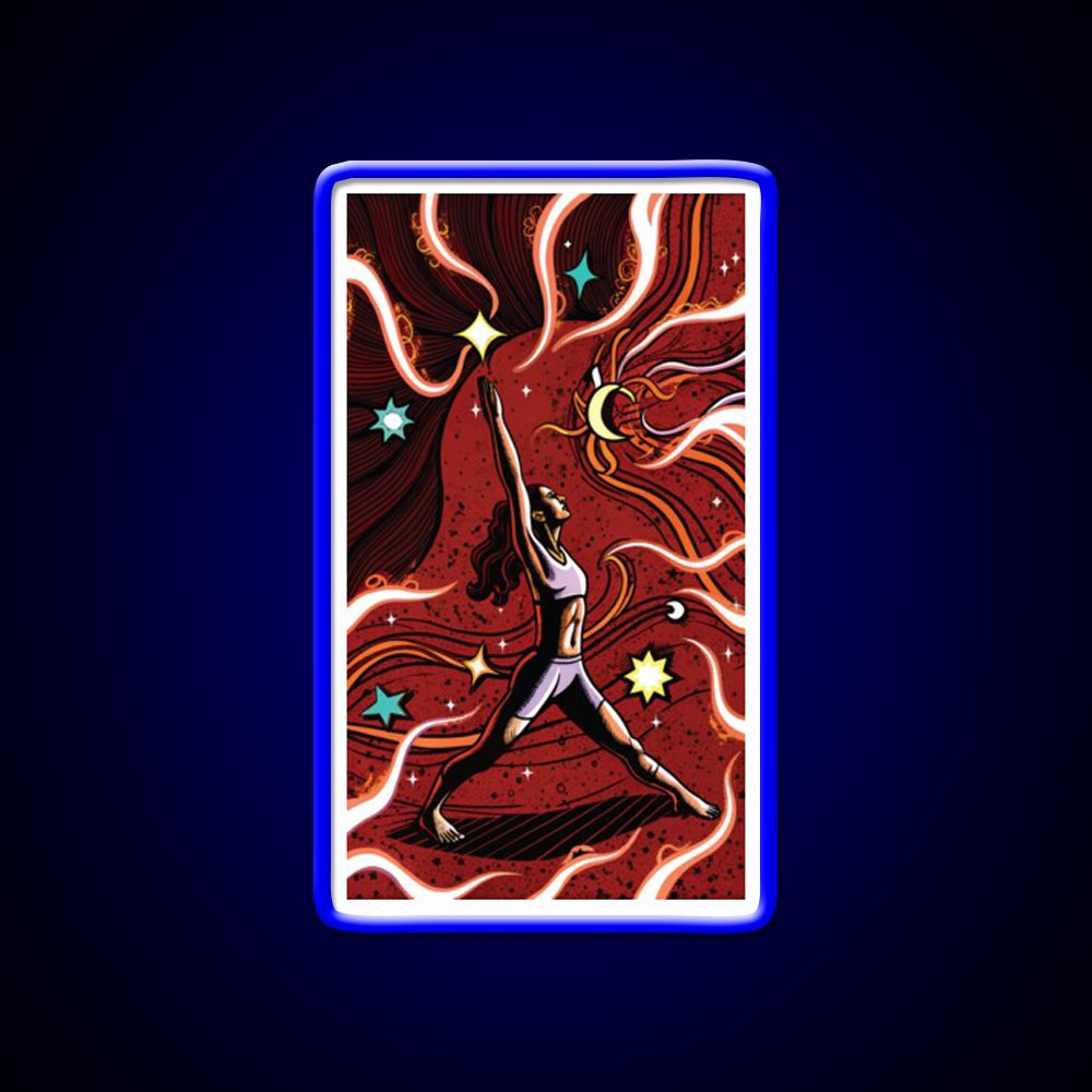 Yoga Led Neon Sign For Wellness Space Yoga Studio Practice Rgb Color