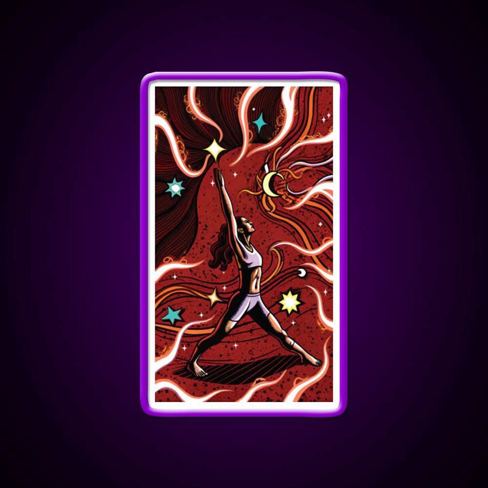 Yoga Led Neon Sign For Wellness Space Yoga Studio Practice Rgb Color