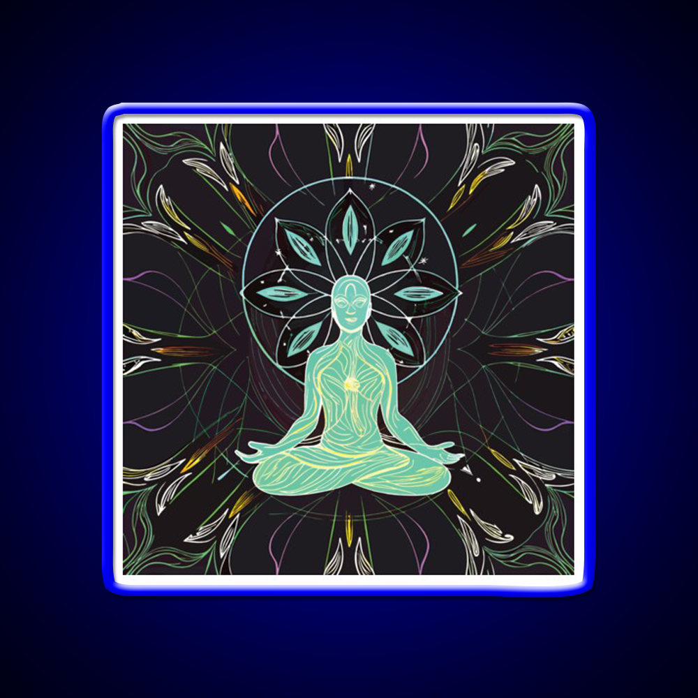 Yoga Led Neon Sign For Wellness Space Yoga Studio Wall Sign Rgb Color