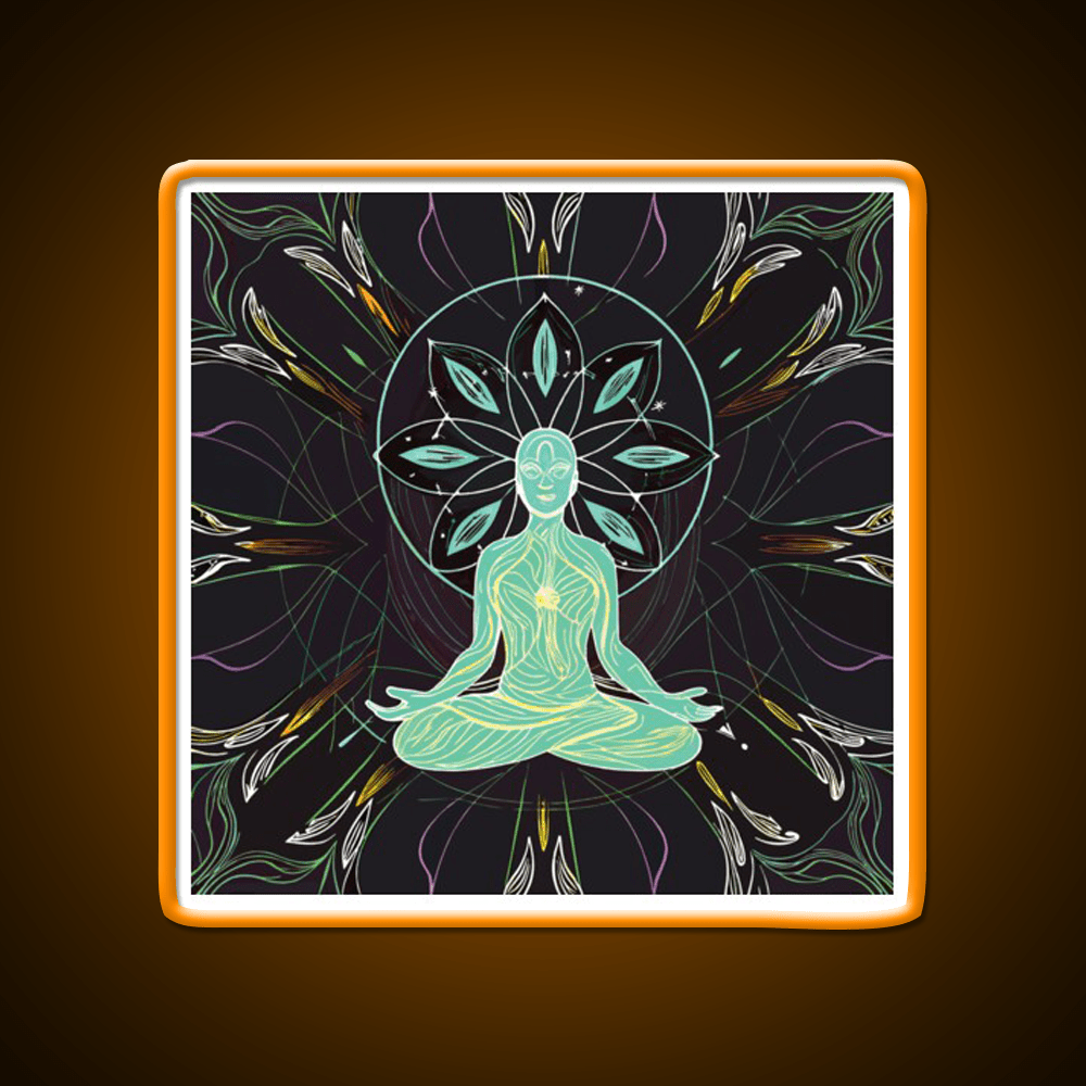 Yoga Led Neon Sign For Wellness Space Yoga Studio Wall Sign Rgb Color - Shineneon