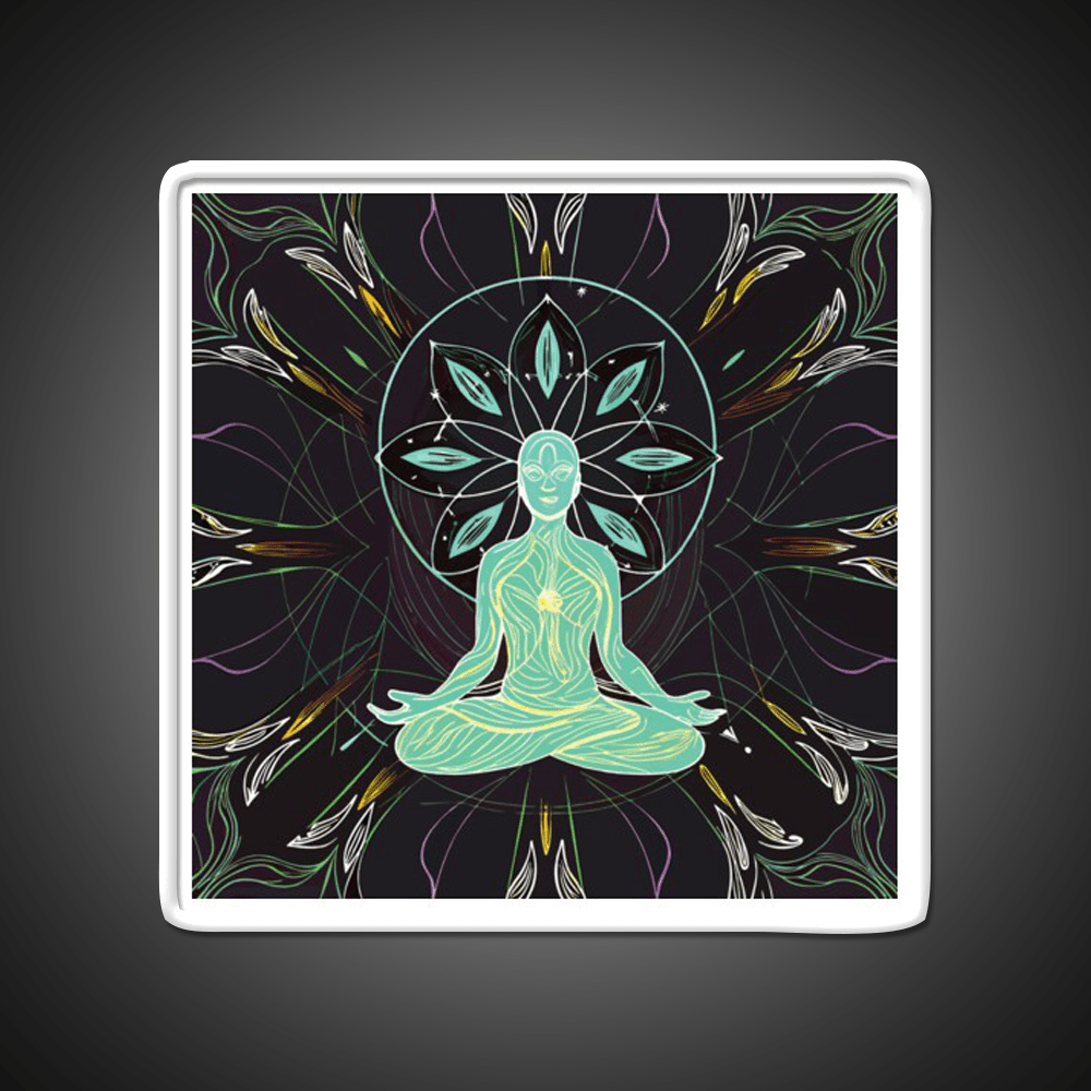 Yoga Led Neon Sign For Wellness Space Yoga Studio Wall Sign Rgb Color - Shineneon