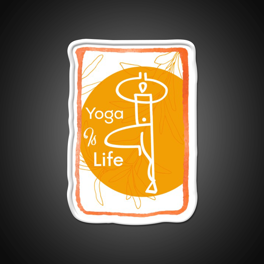 Yoga Life Yoga Led Neon Sign For Wellness Space Yoga Studio Rgb Color - Shineneon