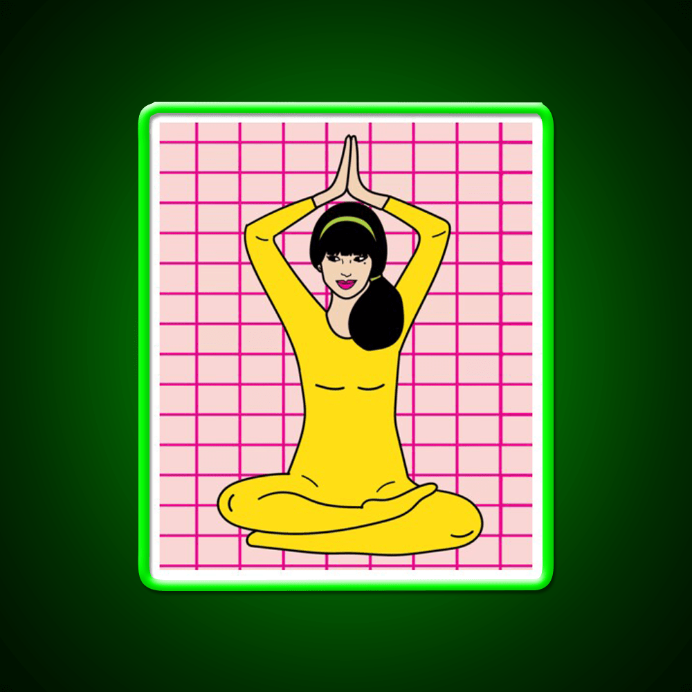 Yoga Meditation Relaxation Yoga Led Neon Sign For Yoga Class Rgb Color - Shineneon