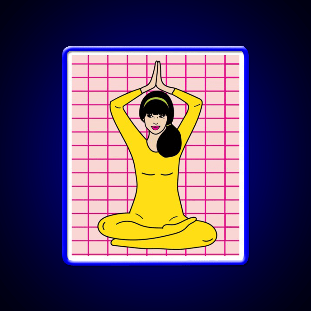 Yoga Meditation Relaxation Yoga Led Neon Sign For Yoga Class Rgb Color - Shineneon