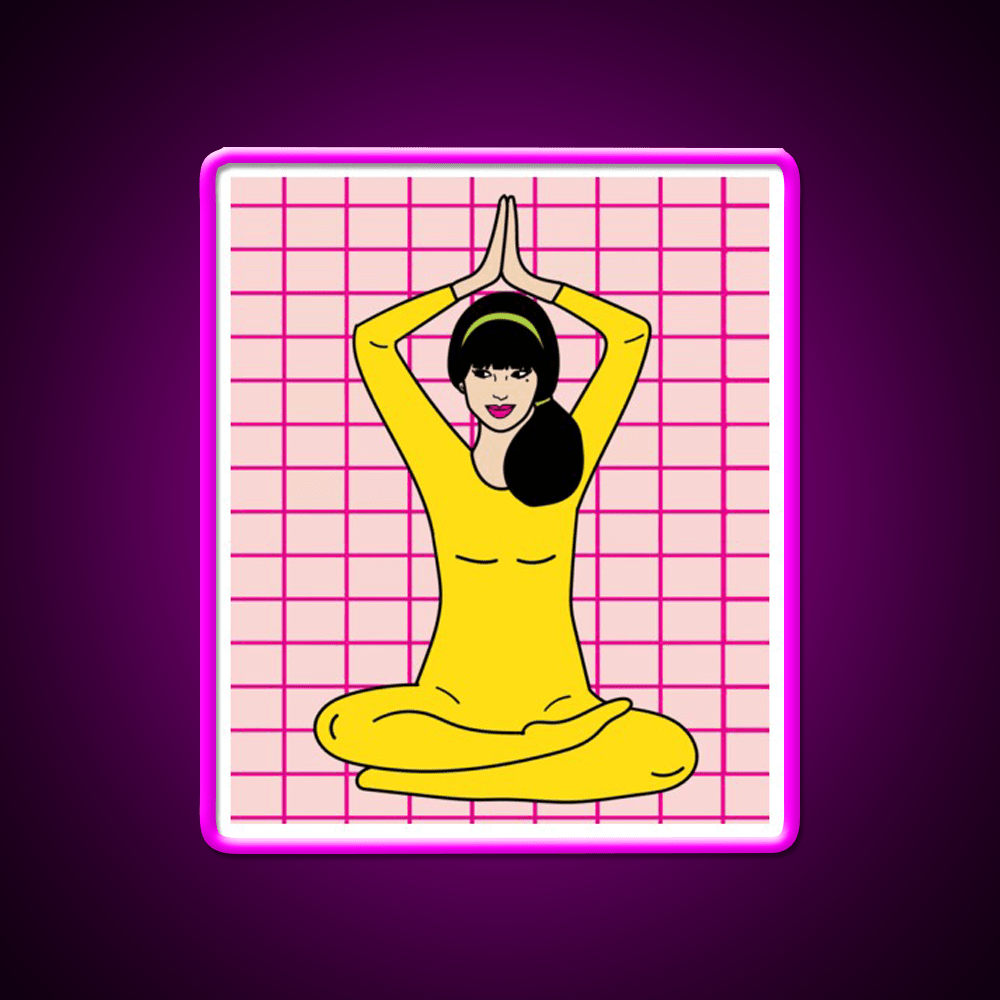 Yoga Meditation Relaxation Yoga Led Neon Sign For Yoga Class Rgb Color - Shineneon