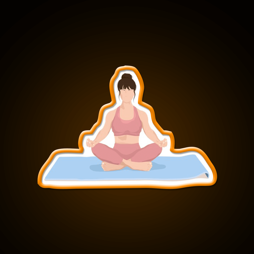 Yoga Meditation Yoga Led Neon Sign For Wellness Space Rgb Color - Shineneon