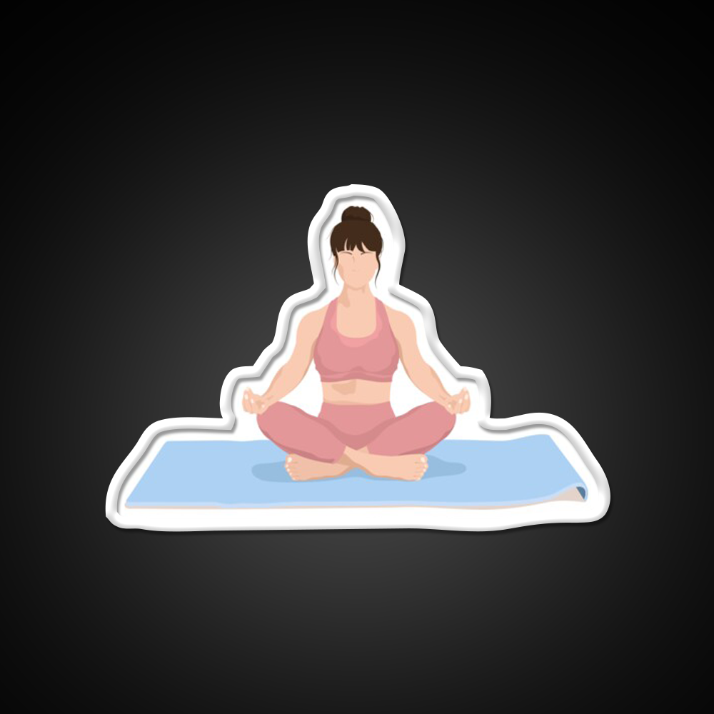 Yoga Meditation Yoga Led Neon Sign For Wellness Space Rgb Color