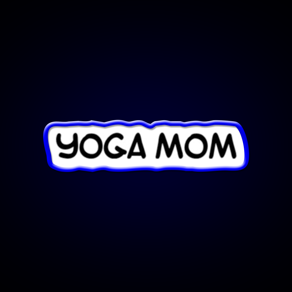 Yoga Mom Yoga Led Neon Sign For Wellness Space Rgb Color