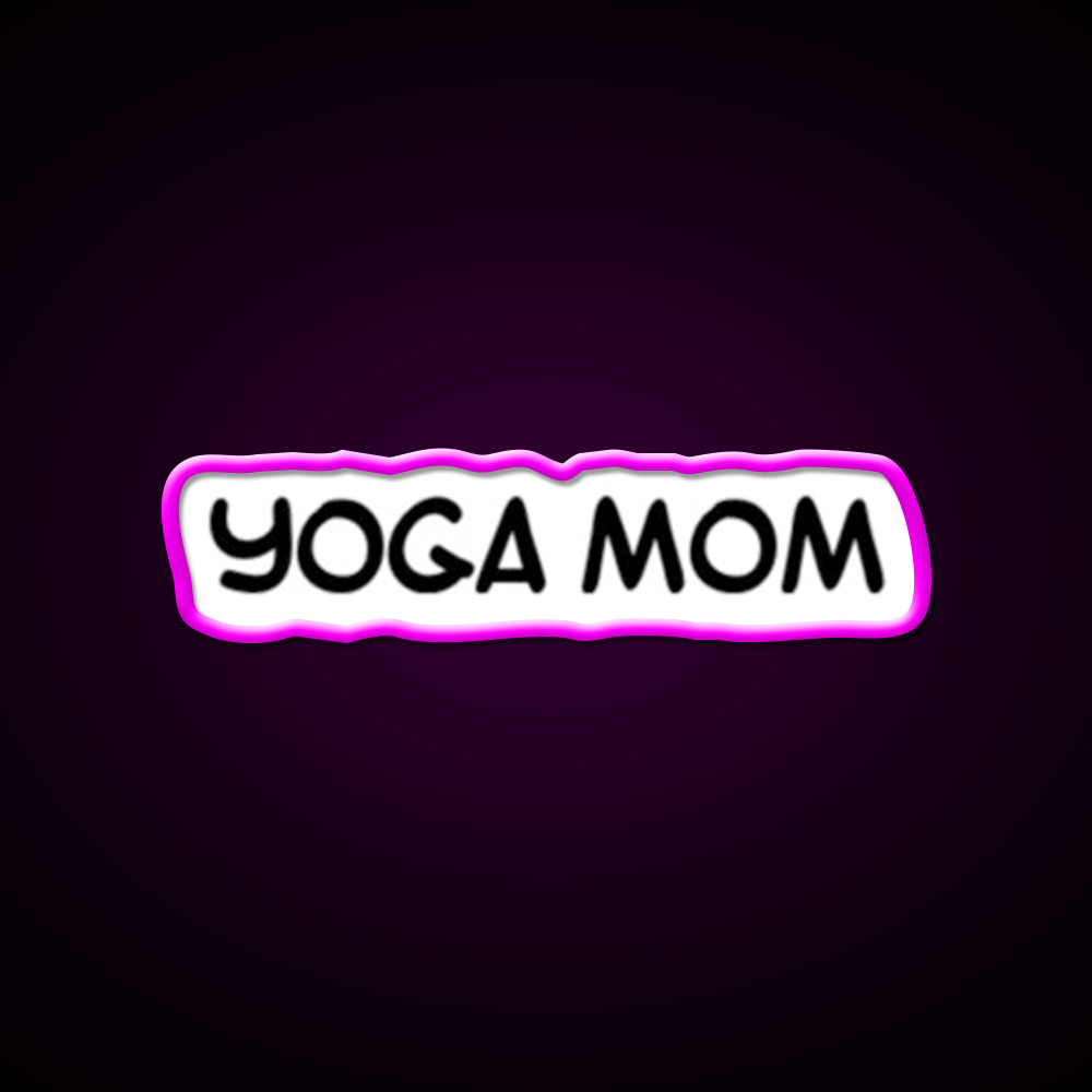 Yoga Mom Yoga Led Neon Sign For Wellness Space Rgb Color