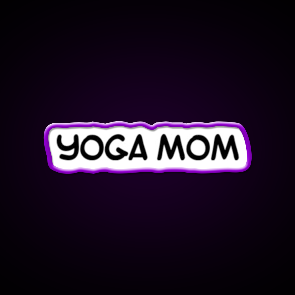Yoga Mom Yoga Led Neon Sign For Wellness Space Rgb Color
