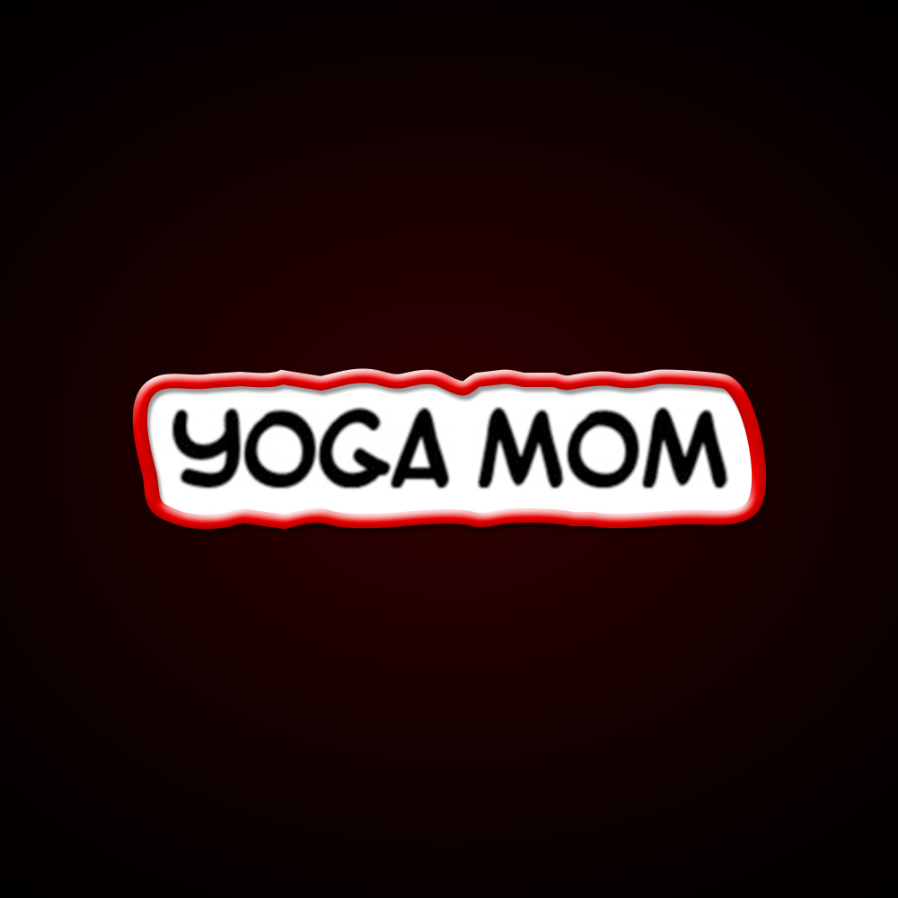Yoga Mom Yoga Led Neon Sign For Wellness Space Rgb Color