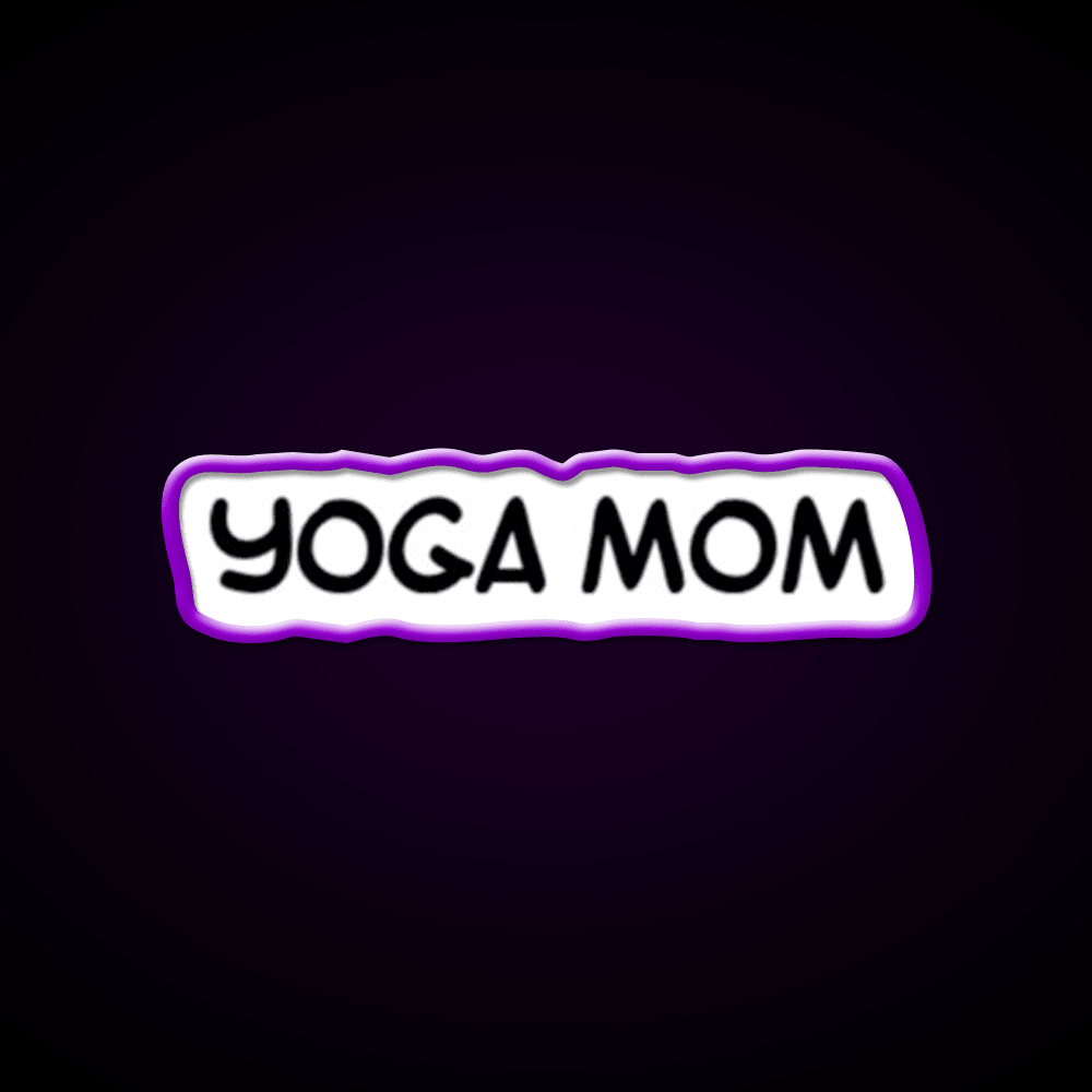 Yoga Mom Yoga Led Neon Sign For Wellness Space Rgb Color - Shineneon
