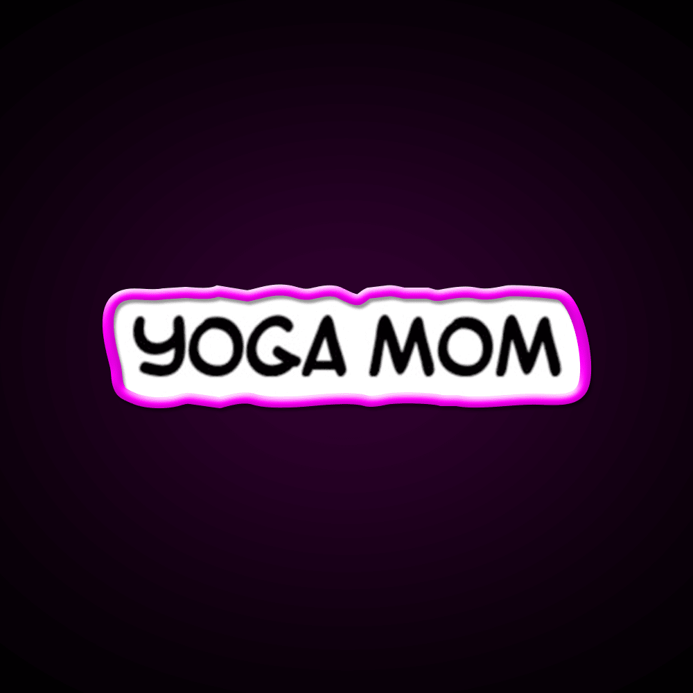 Yoga Mom Yoga Led Neon Sign For Wellness Space Rgb Color - Shineneon
