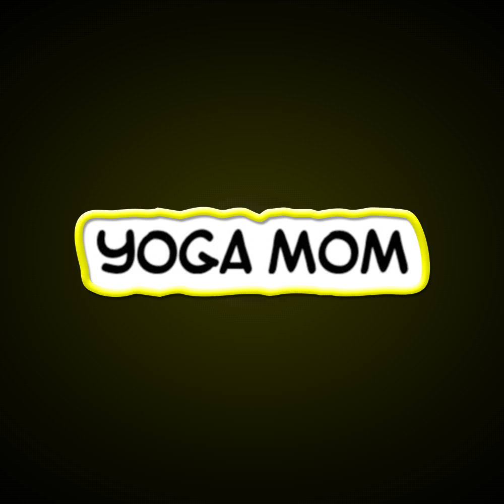 Yoga Mom Yoga Led Neon Sign For Wellness Space Rgb Color