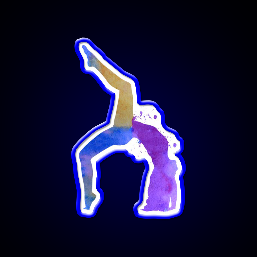 Yoga Pose Yoga Led Neon Sign For Wellness Space Wall Sign Rgb Color