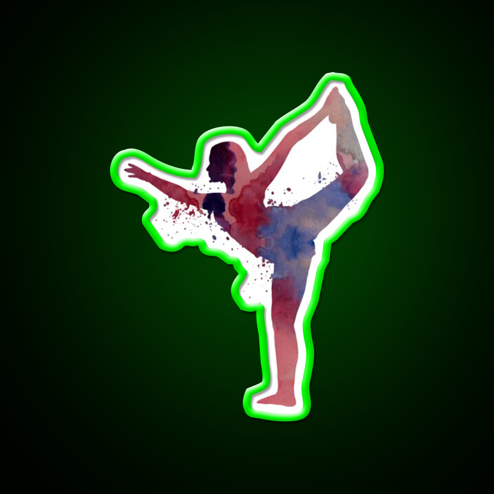 Yoga Pose Yoga Led Neon Sign For Wellness Space Yoga Studio Rgb Color