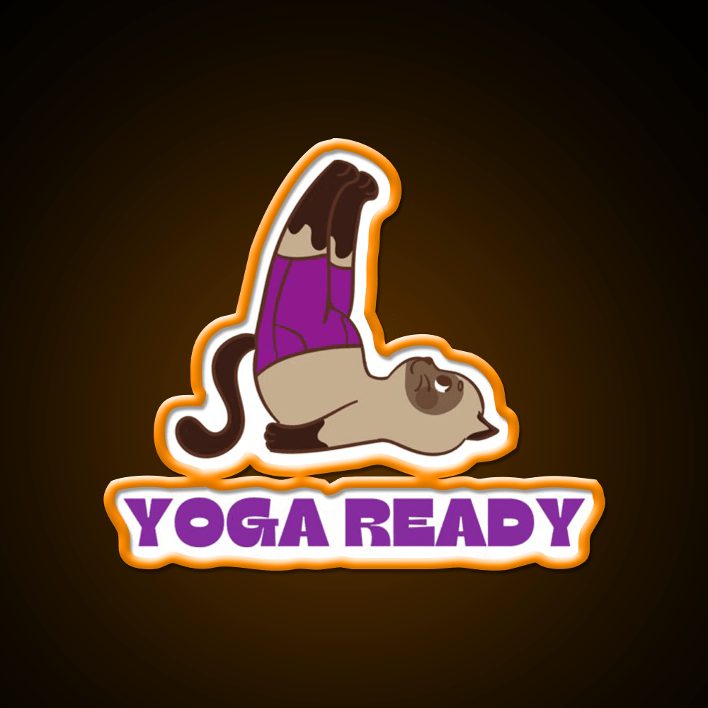 Yoga Ready Yoga Led Neon Sign For Wellness Space Rgb Color - Shineneon
