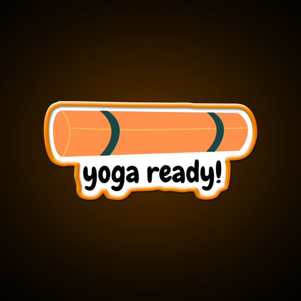 Yoga Ready Yoga Led Neon Sign For Wellness Space Yoga Studio Rgb Color