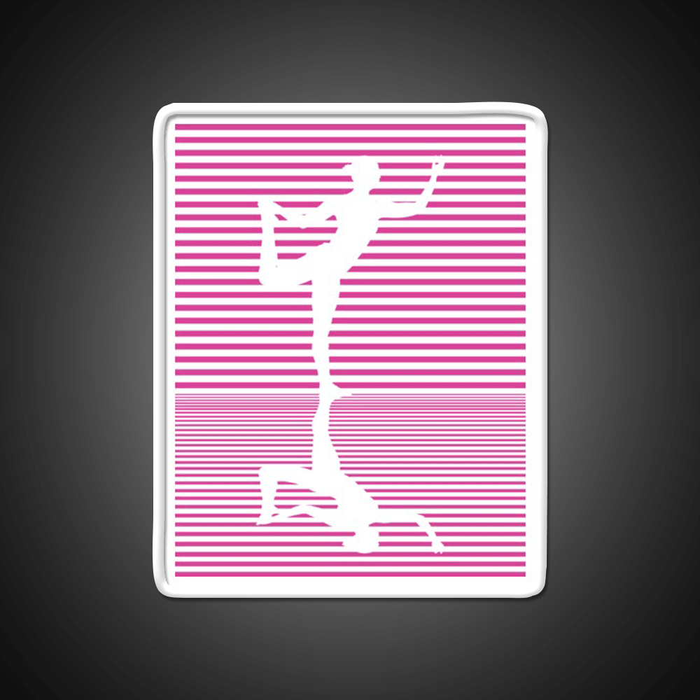 Yoga Reflection Natarajasana Dance Pose Asana Yoga Led Neon Sign Rgb Color - Shineneon