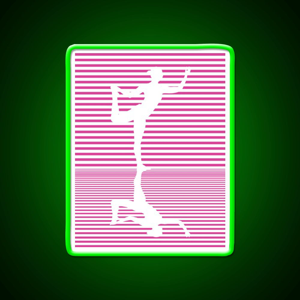 Yoga Reflection Natarajasana Dance Pose Asana Yoga Led Neon Sign Rgb Color - Shineneon