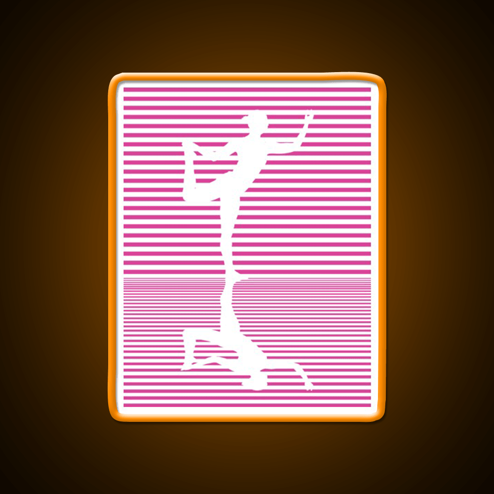 Yoga Reflection Natarajasana Dance Pose Asana Yoga Led Neon Sign Rgb Color - Shineneon