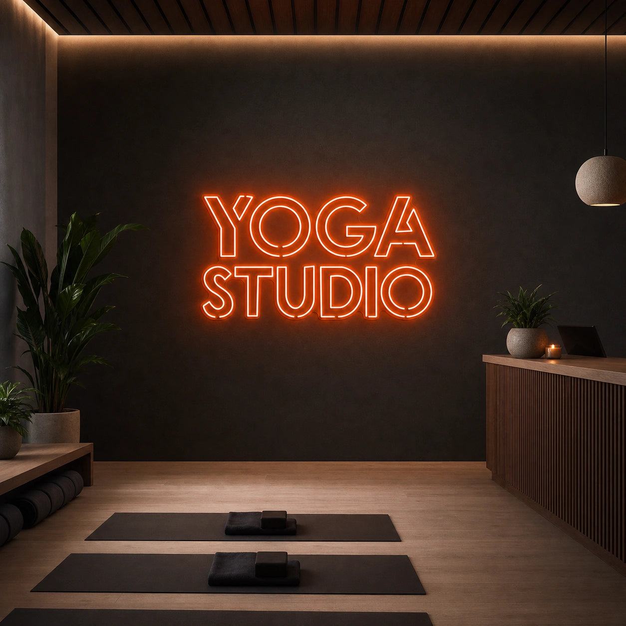 Yoga Studio LED Neon Sign size image