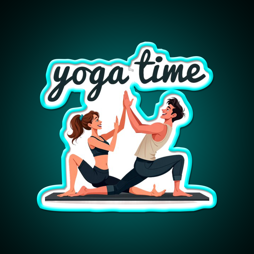 Yoga Time Yoga Led Neon Sign For Wellness Space Rgb Color