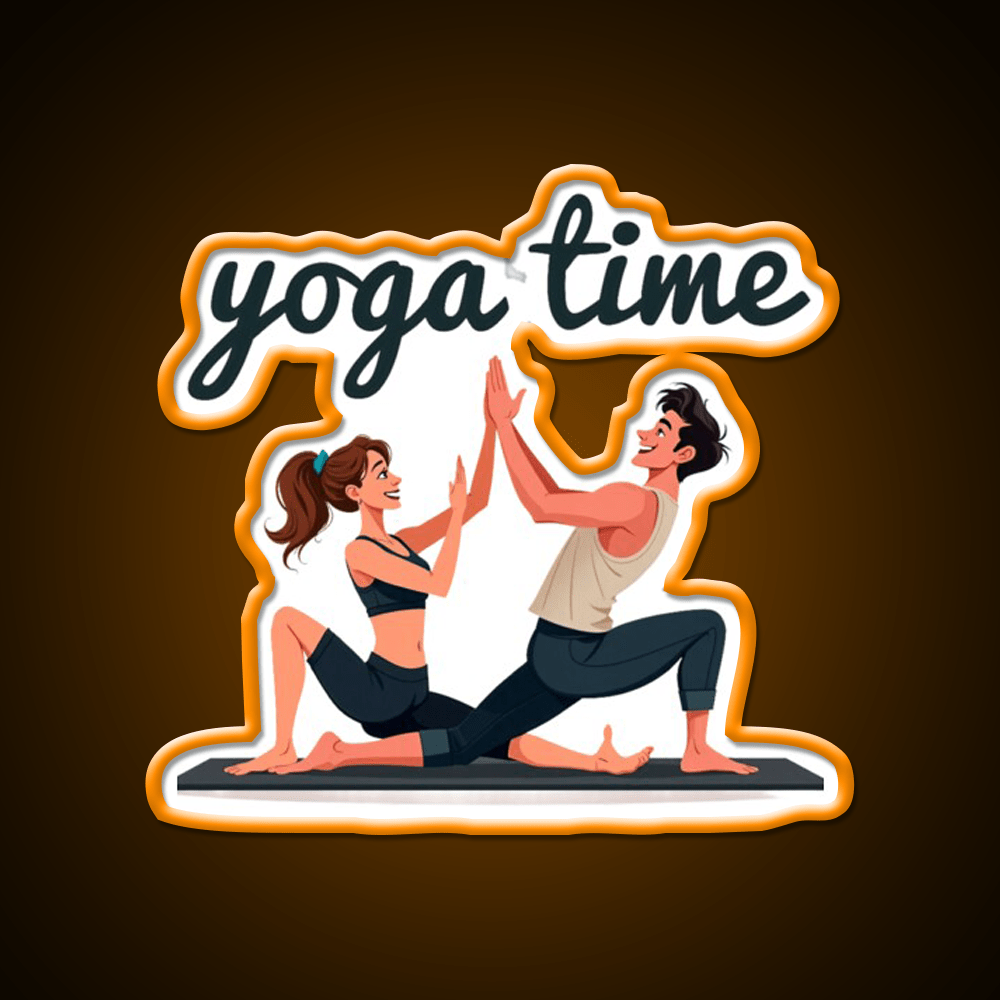 Yoga Time Yoga Led Neon Sign For Wellness Space Rgb Color - Shineneon