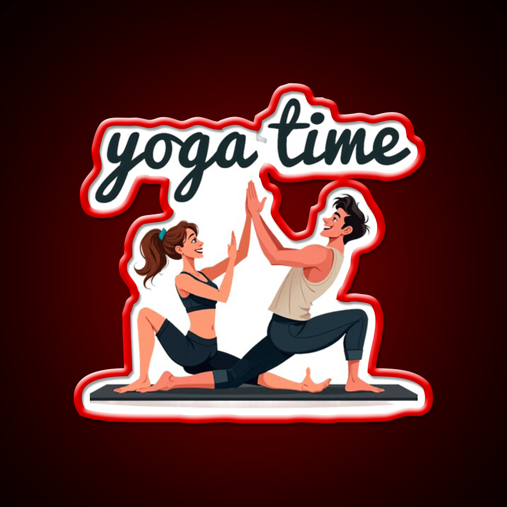 Yoga Time Yoga Led Neon Sign For Wellness Space Rgb Color - Shineneon
