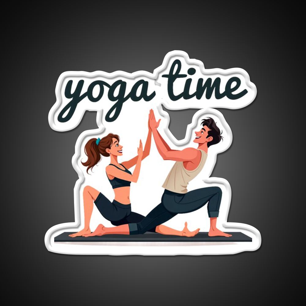 Yoga Time Yoga Led Neon Sign For Wellness Space Rgb Color