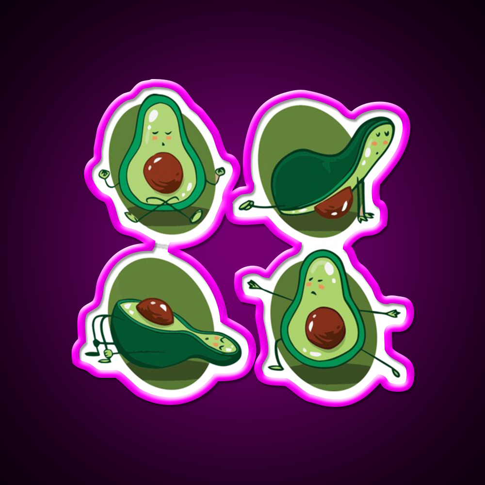 Yoga Workout Yoga Led Neon Sign For Wellness Space Rgb Color